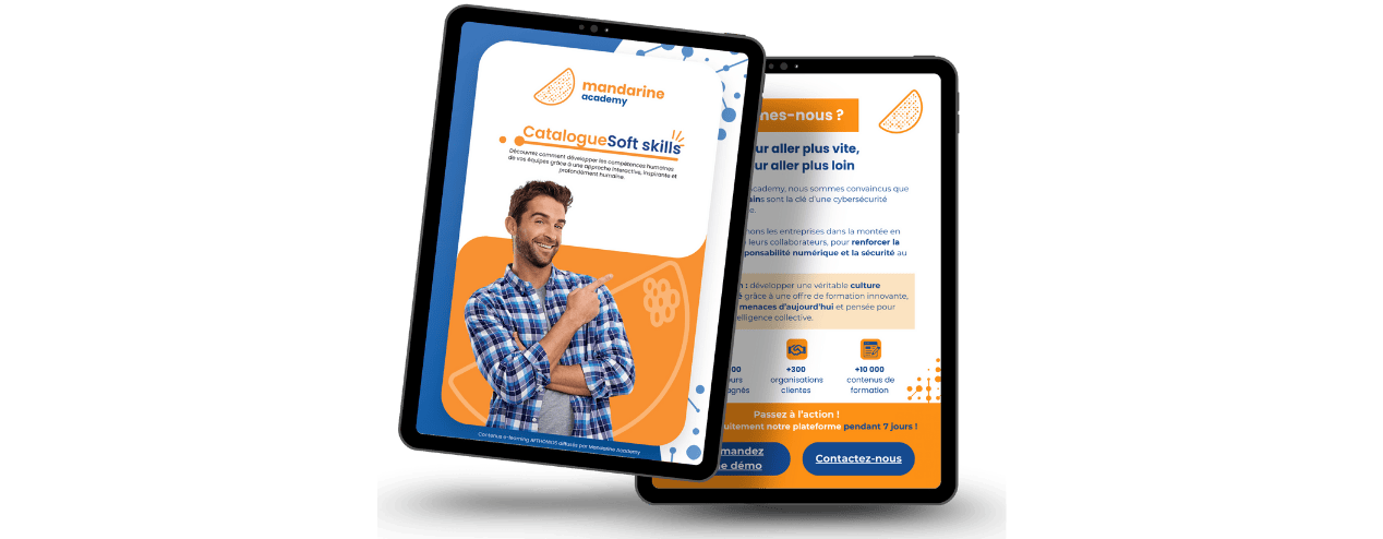 catalogue Soft Skills mockup lp